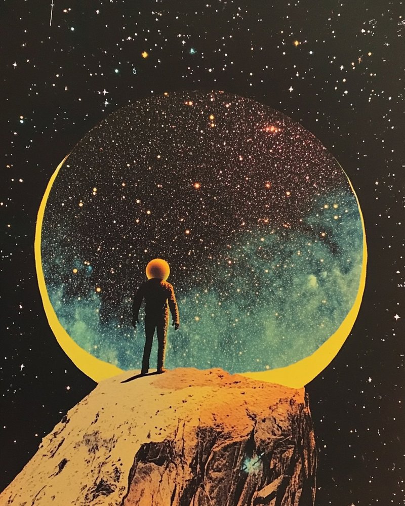 Astronaut Galactic Gaze by Samantha Hearn