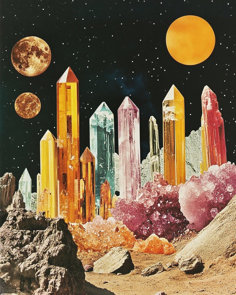 Cosmic Crystal City by Samantha Hearn