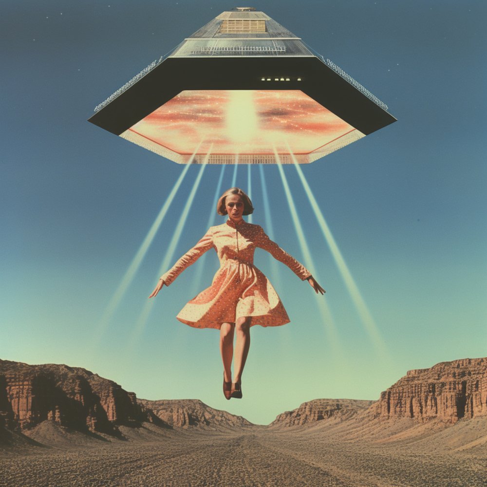 Desert UFO Abduction by Samantha Hearn