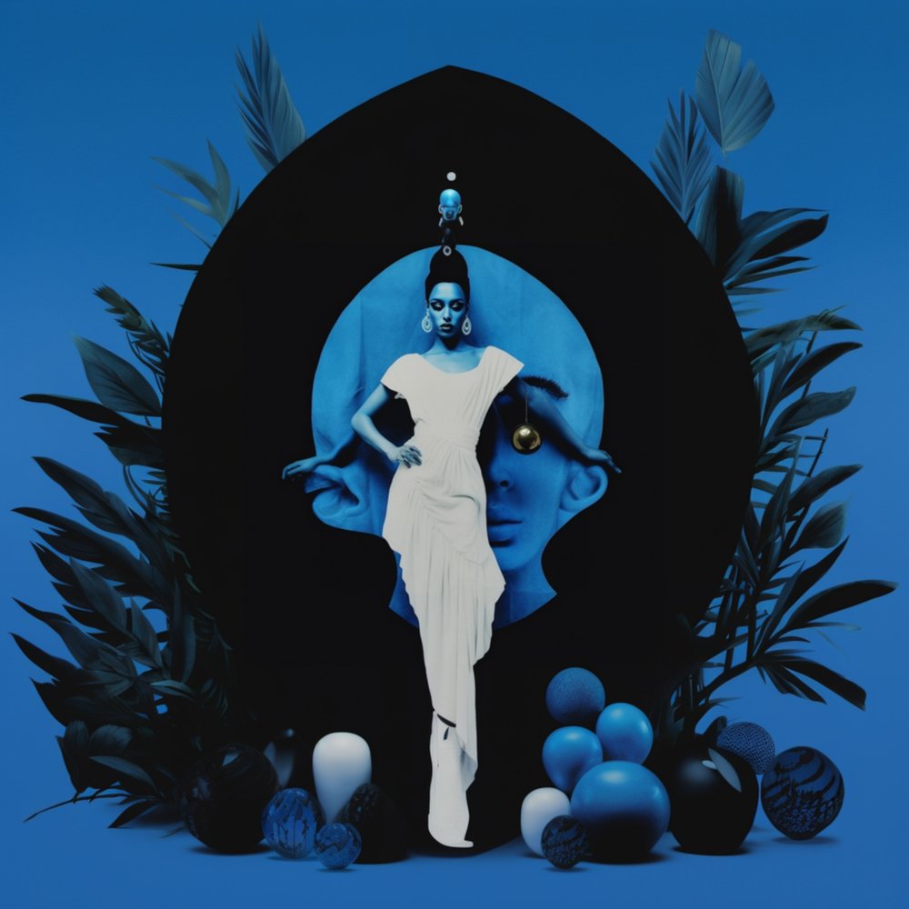 Elegant Blue Vision by Samantha Hearn