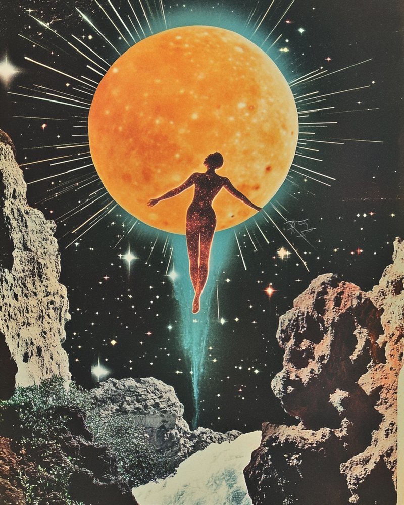 Moon Goddess Ascent by Samantha Hearn