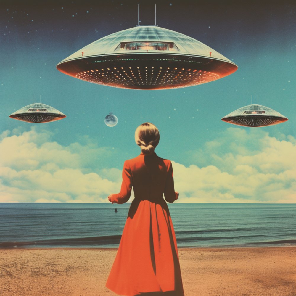 Mysterious Beach UFOs by Samantha Hearn