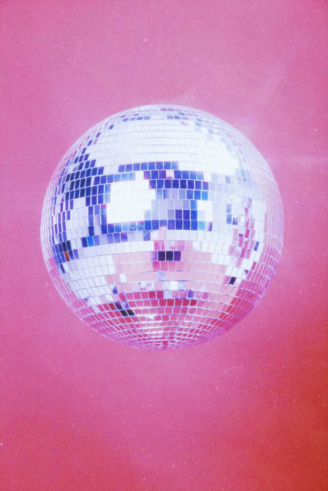 Pink Disco Ball by Samantha Hearn