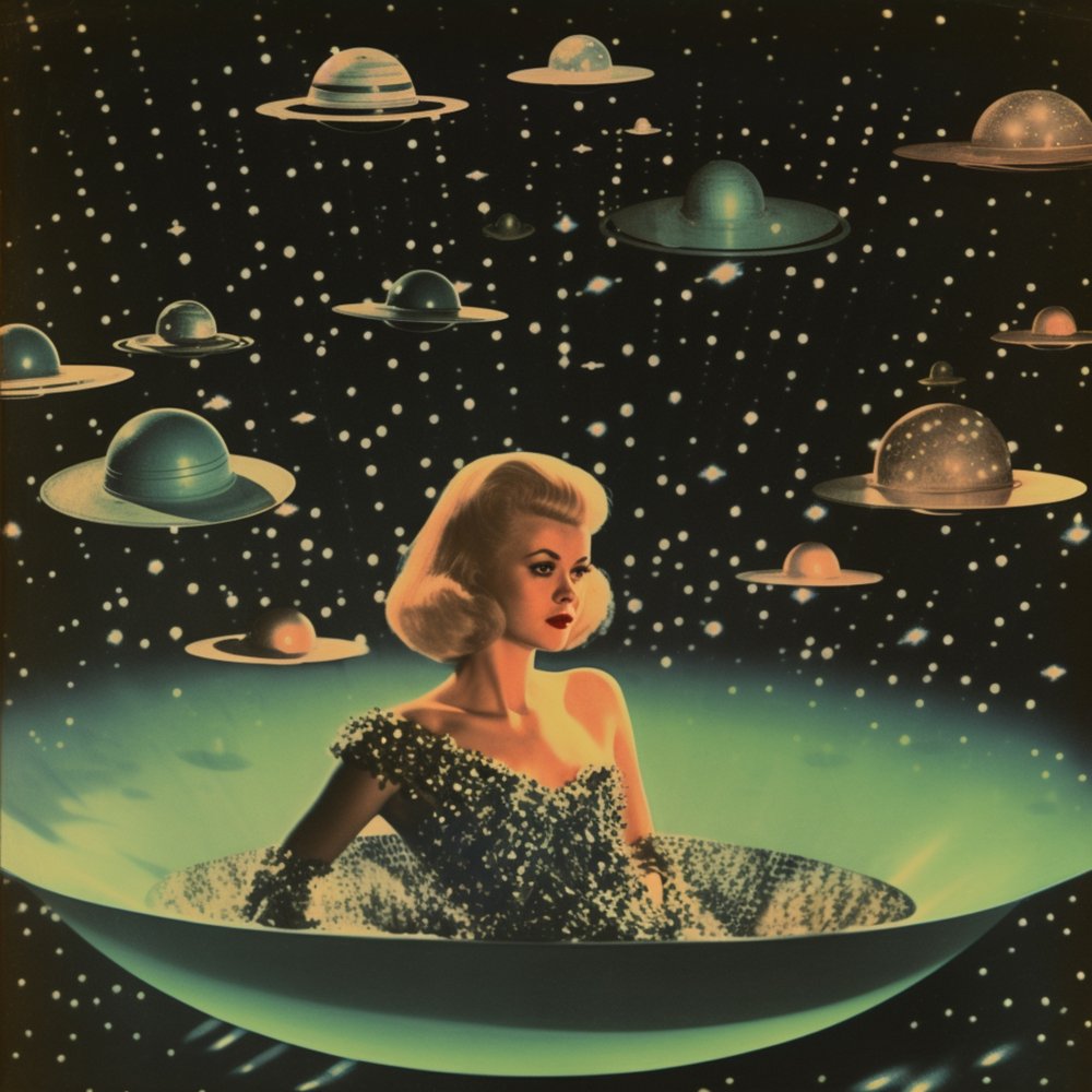 Retro Space Glamour by Samantha Hearn