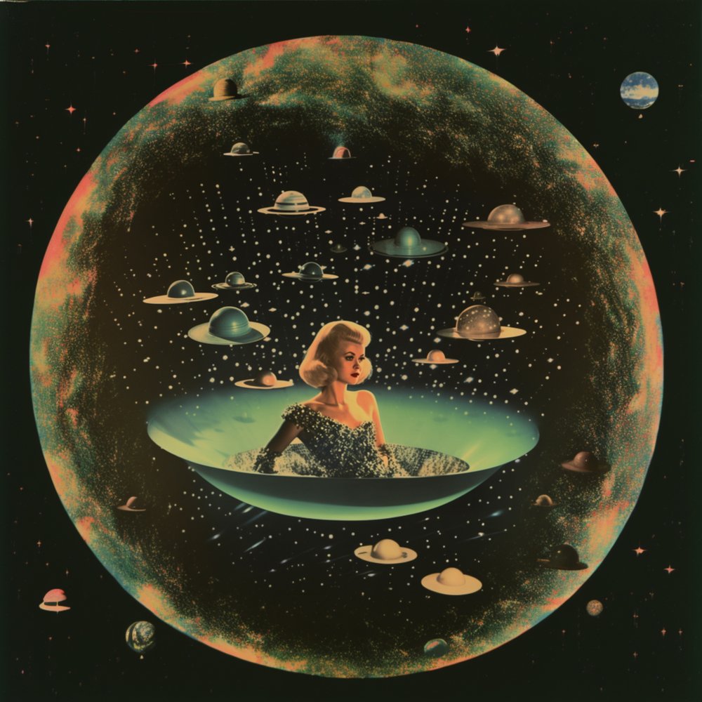 Retro Space Glamour by Samantha Hearn