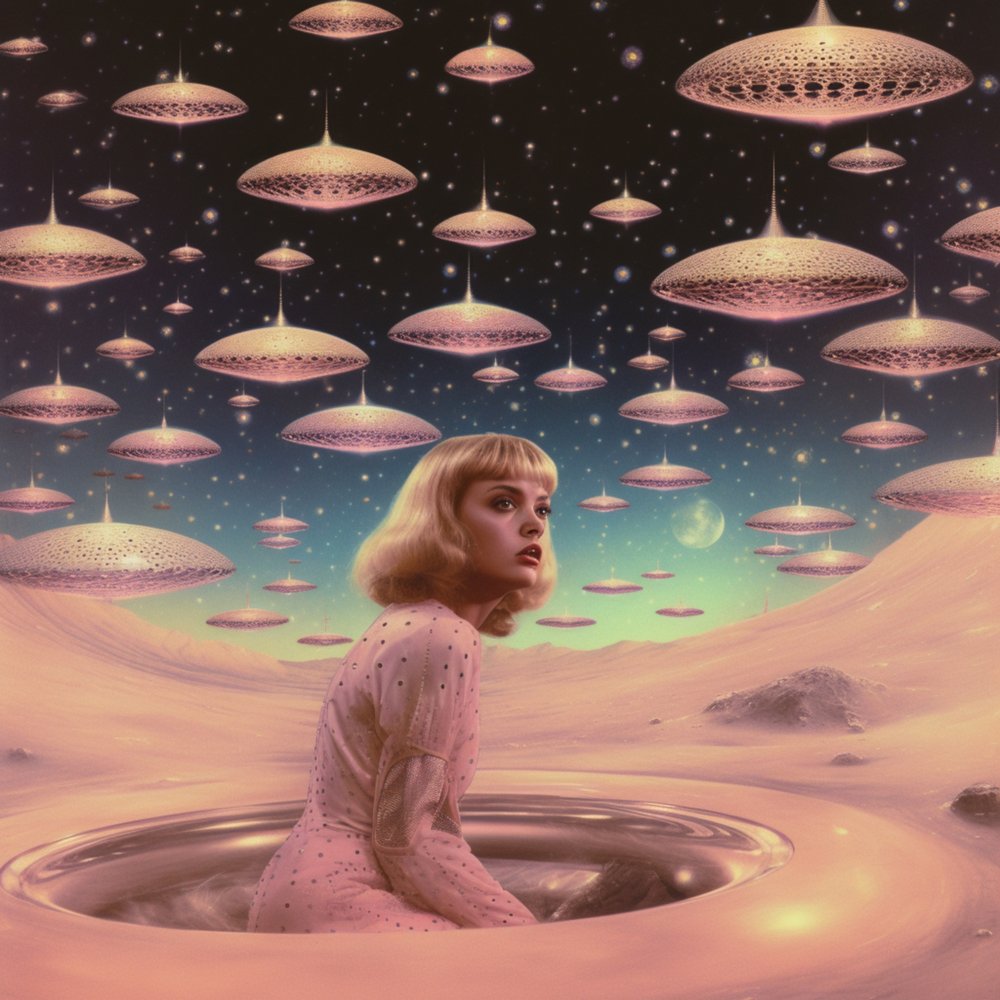 Vintage Sci-Fi Encounter by Samantha Hearn
