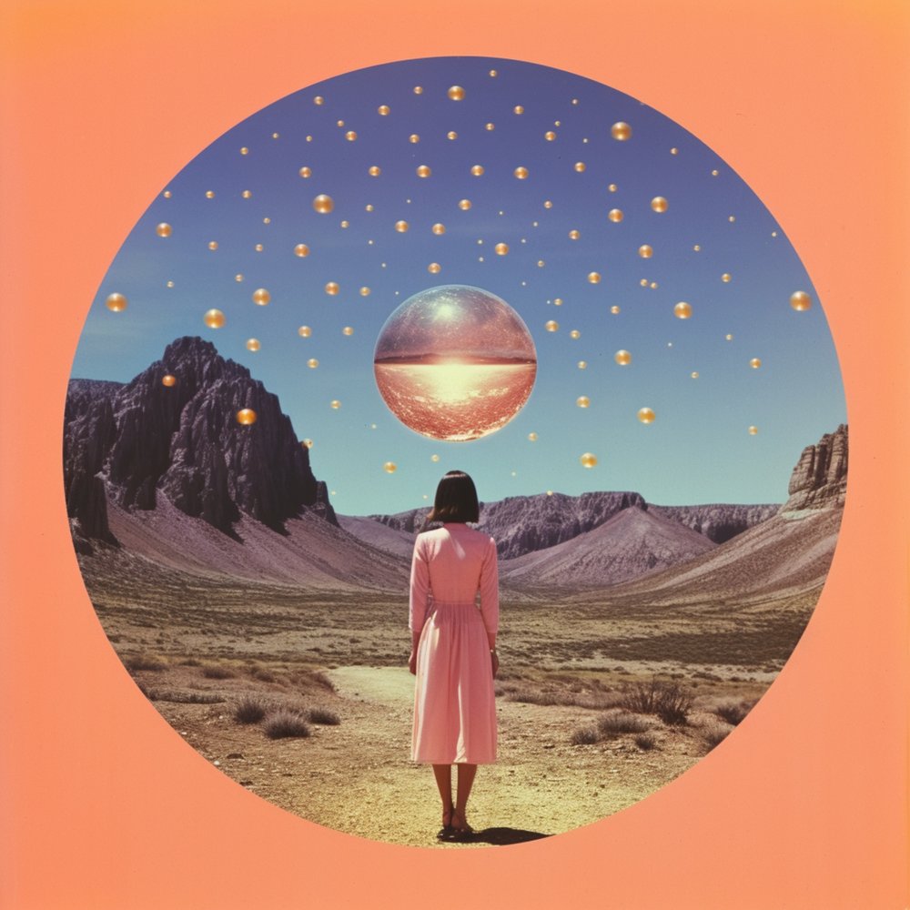 Woman in Surreal Desert by Samantha Hearn
