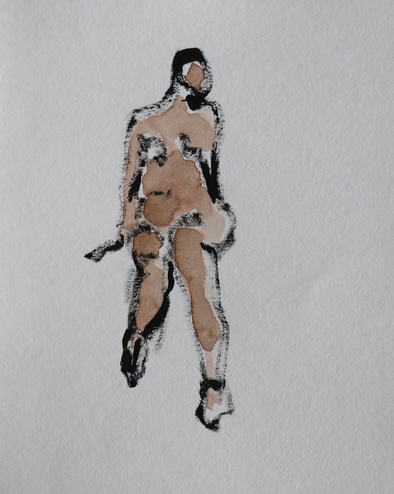 Abstract Nude Figure by Santhosh ch