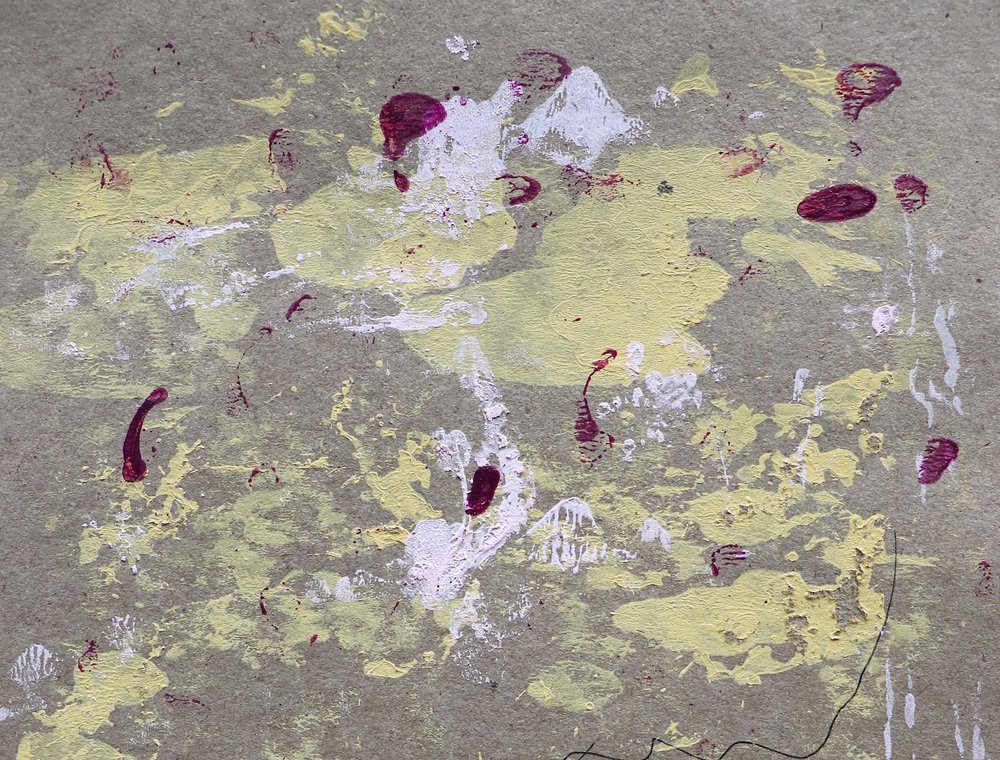 Abstract Paint Splatters by Santhosh ch