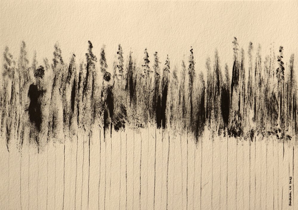 Dark Forest Figures by Santhosh ch