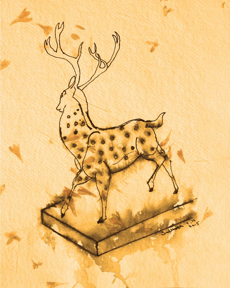 Elegant Spotted Stag by Santhosh ch