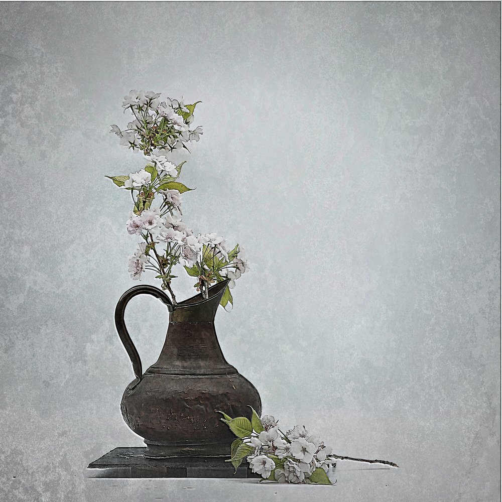 Rustic Flower Pitcher by Saskia Dingemans
