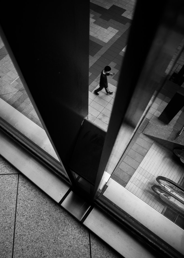 Framed City Walker by Satoshi Hata