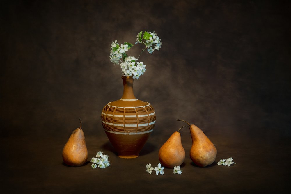 Rustic Still Life Blossoms by Siyu_Wei APA