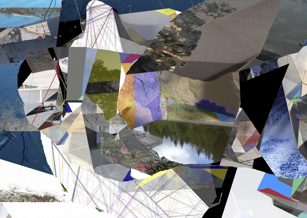Abstract Geometric Landscape by Stefan Fransson