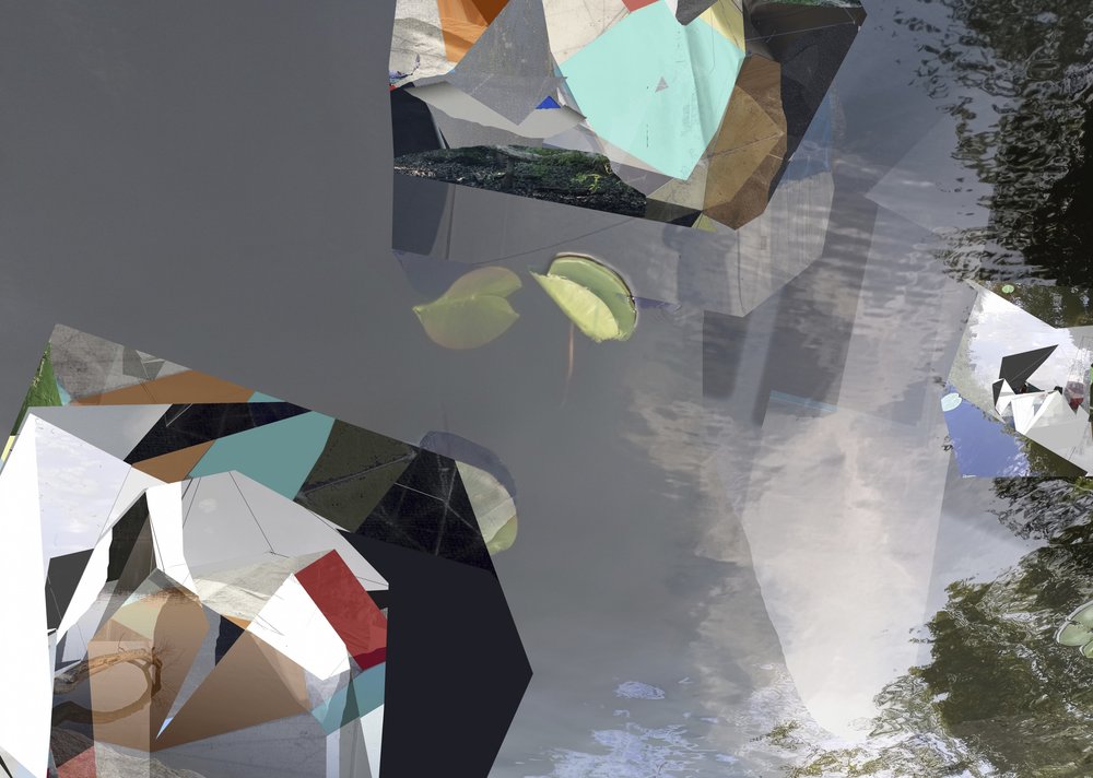 Fragmented Water Reflections by Stefan Fransson