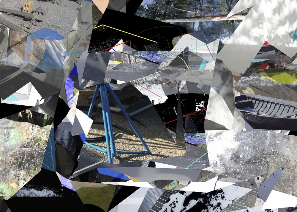 Geometric Urban Collage by Stefan Fransson