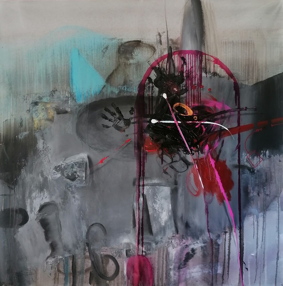 Dynamic Abstract Handprint by Stefano Mazzolini