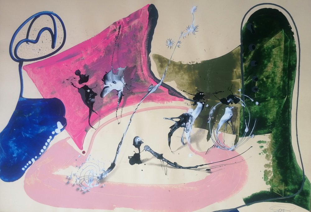 Vibrant Fluid Abstract Forms by Stefano Mazzolini