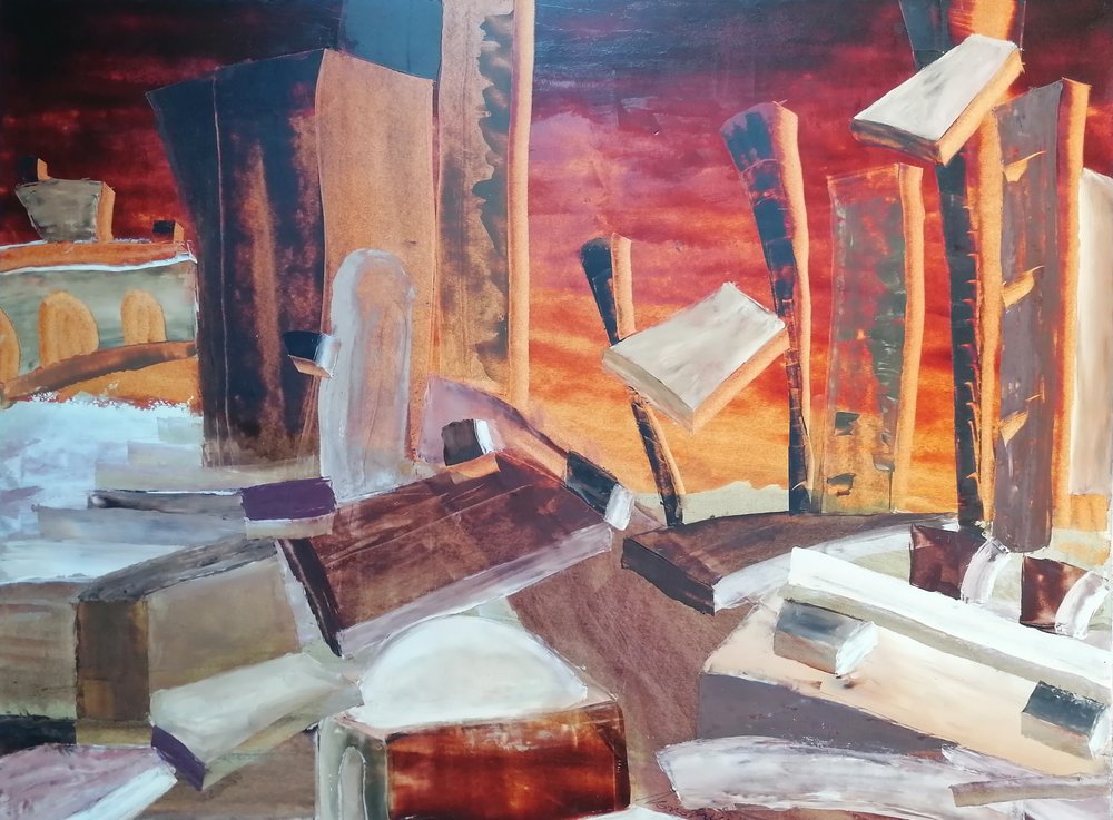 Warm Abstract Forms by Stefano Mazzolini