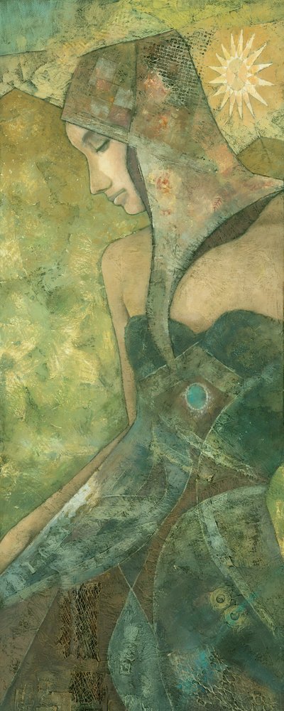 Serene Hooded Figure by Steve Mitchell