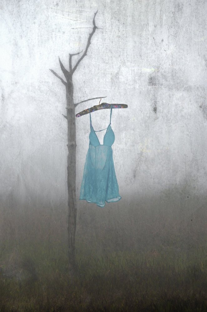Misty Blue Dress by Steven Gibson