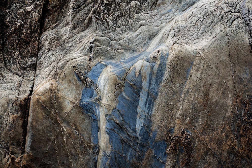 Folded Blue Rock by Studio Meikle