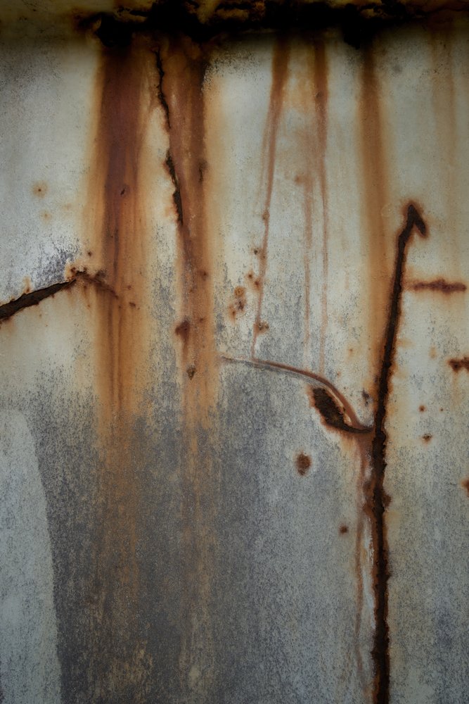 Rusted Metal Streaks by Studio Meikle