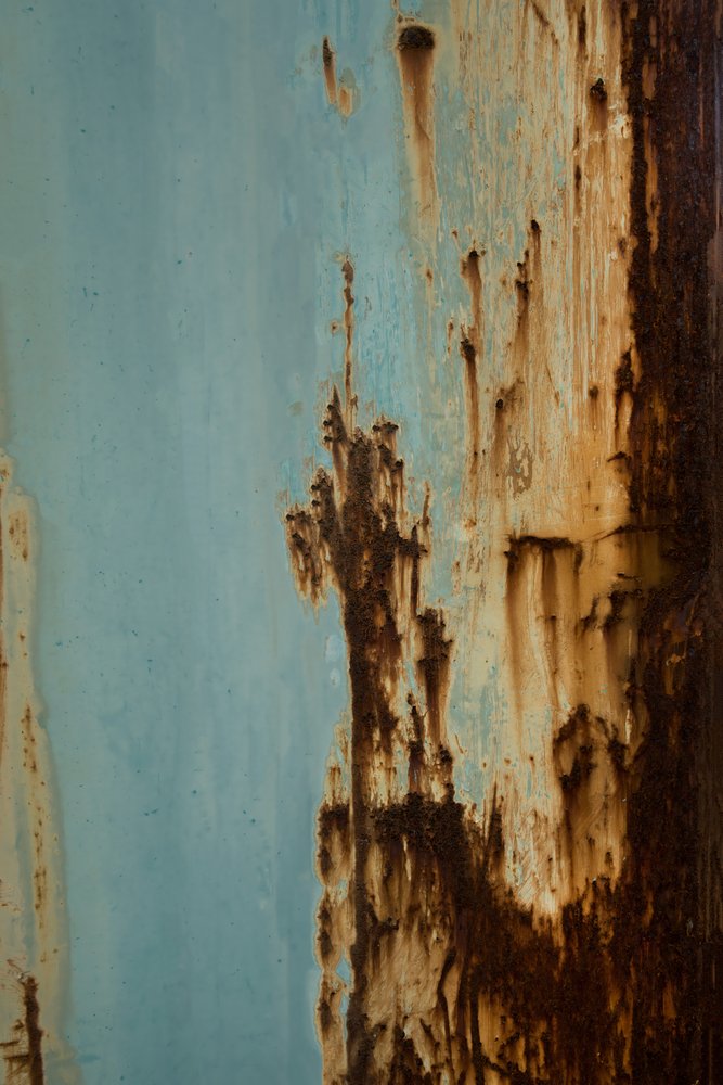 Weathered Blue Rust by Studio Meikle