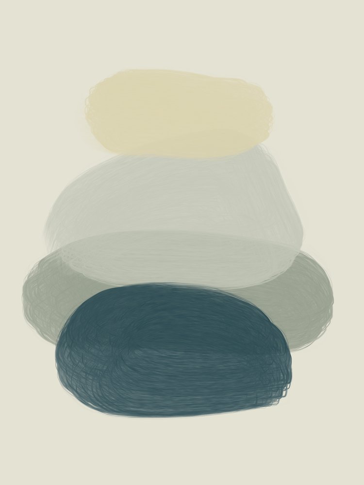 Calm Stone Stack by Studio Palette