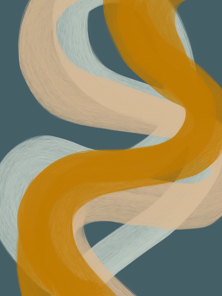 Flowing Abstract Curves by Studio Palette