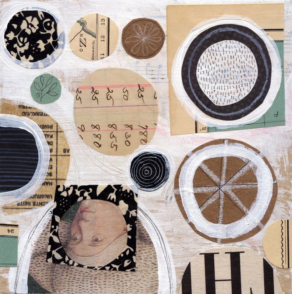 Abstract Paper Circles by Susan Black