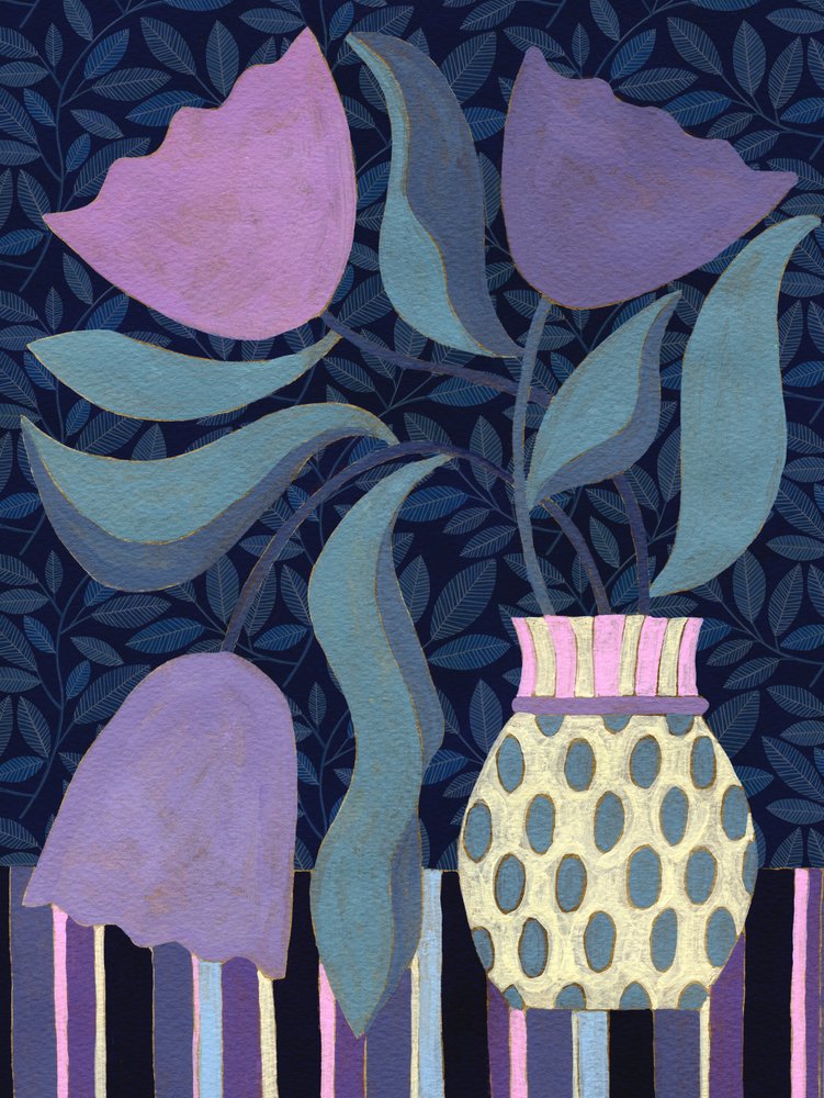 Vibrant Floral Still Life by Susan Black