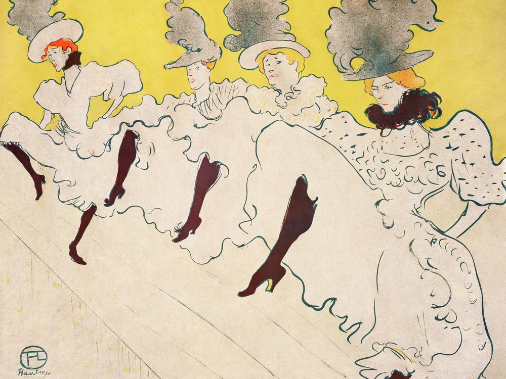 Mademoiselle Eglantine’s Troupe (1896) by TOULOUSE LAUTREC