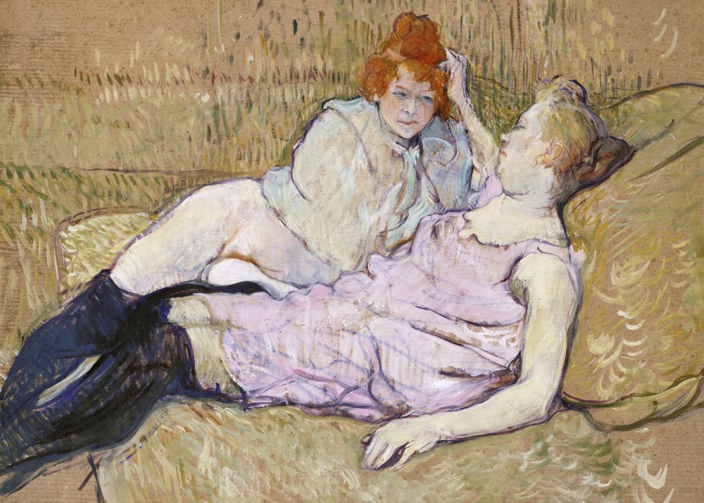 The Sofa (ca. 1894–1896) by TOULOUSE LAUTREC