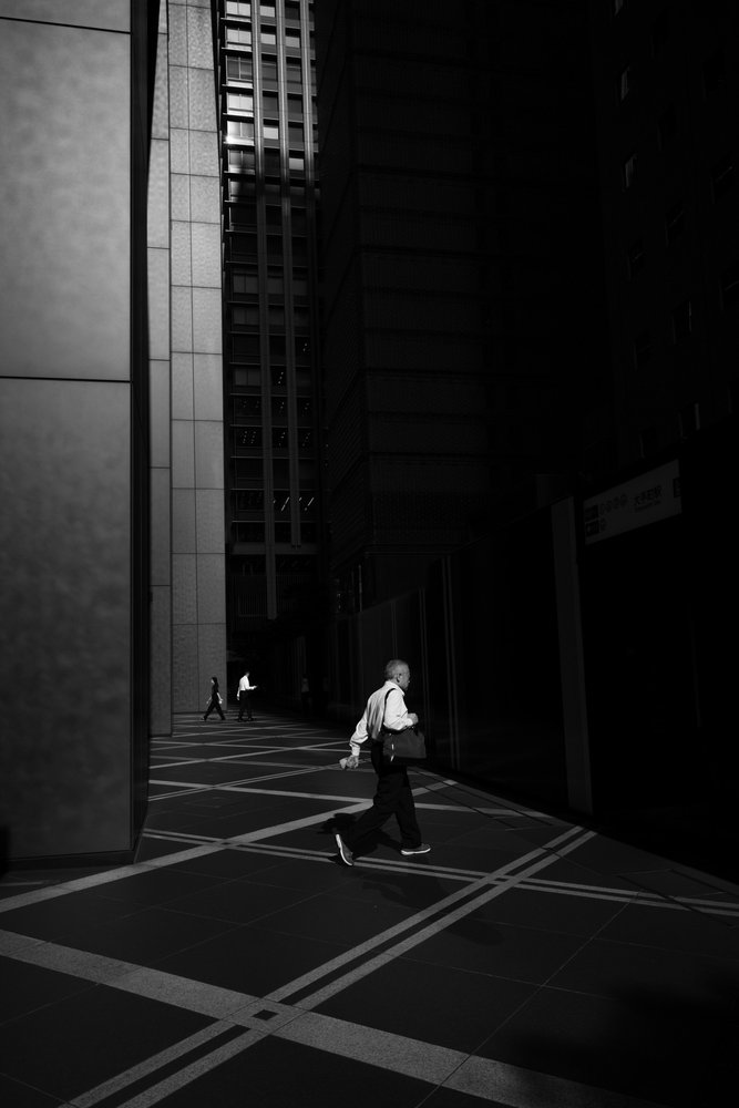 Urban Stride and Shadows by Takumi Hiura