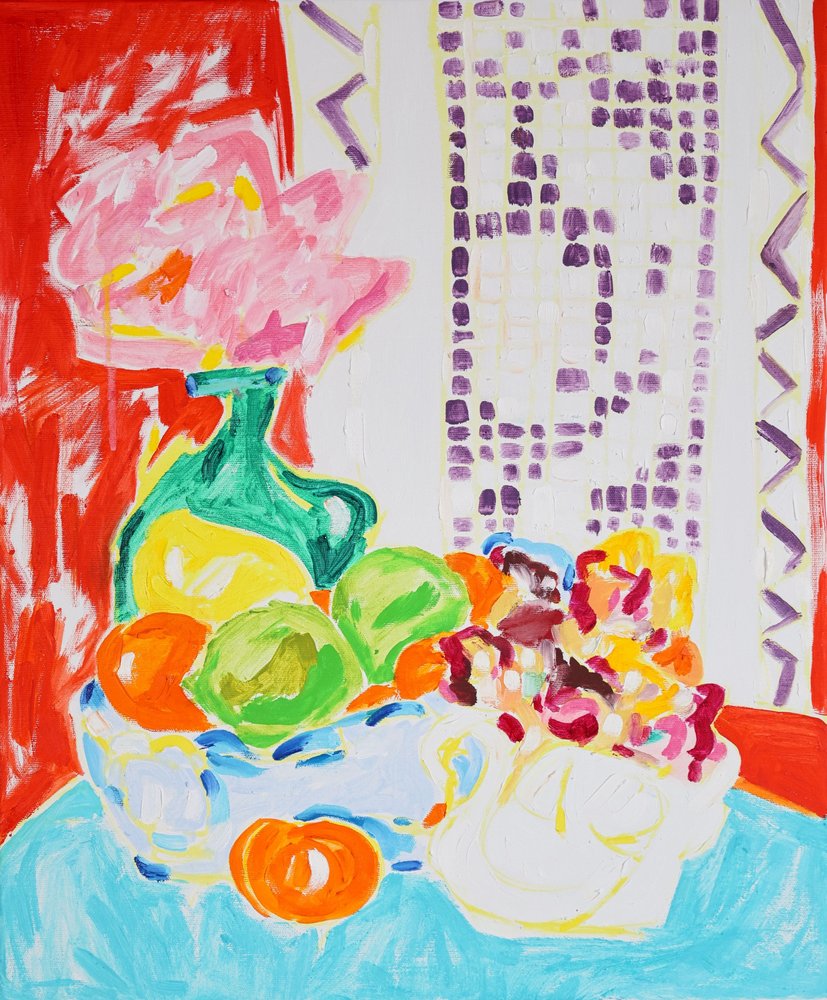 Colorful Flowers and Fruit by Tamara Jare