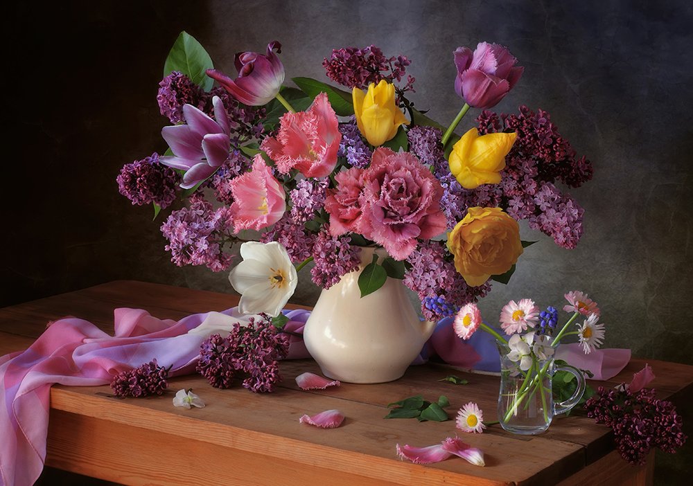 Colorful Spring Bouquet by Tatyana Skorokhod