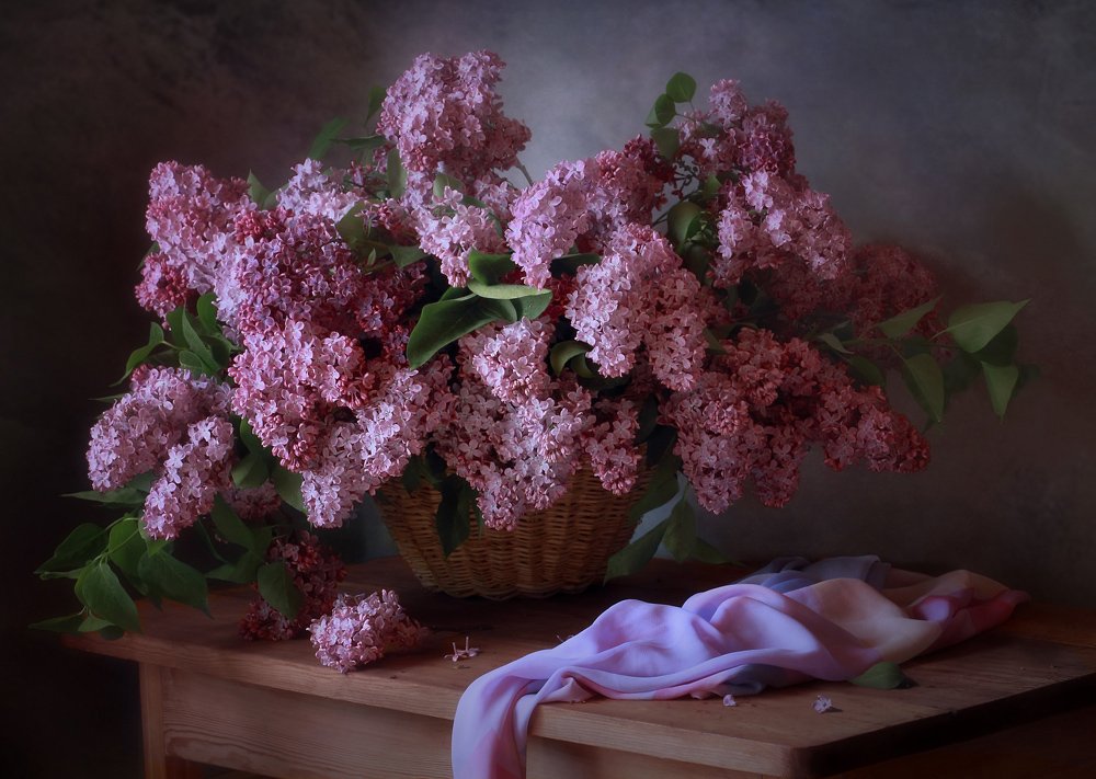 Romantic Lilac Still Life by Tatyana Skorokhod