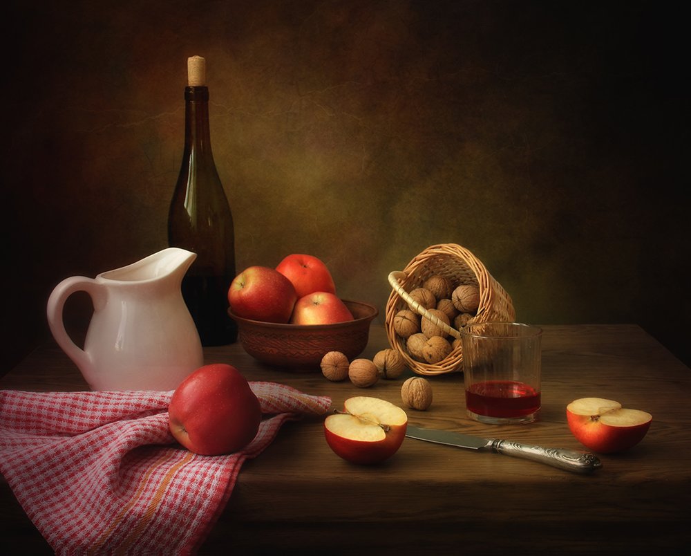 Rustic Autumn Still Life by Tatyana Skorokhod