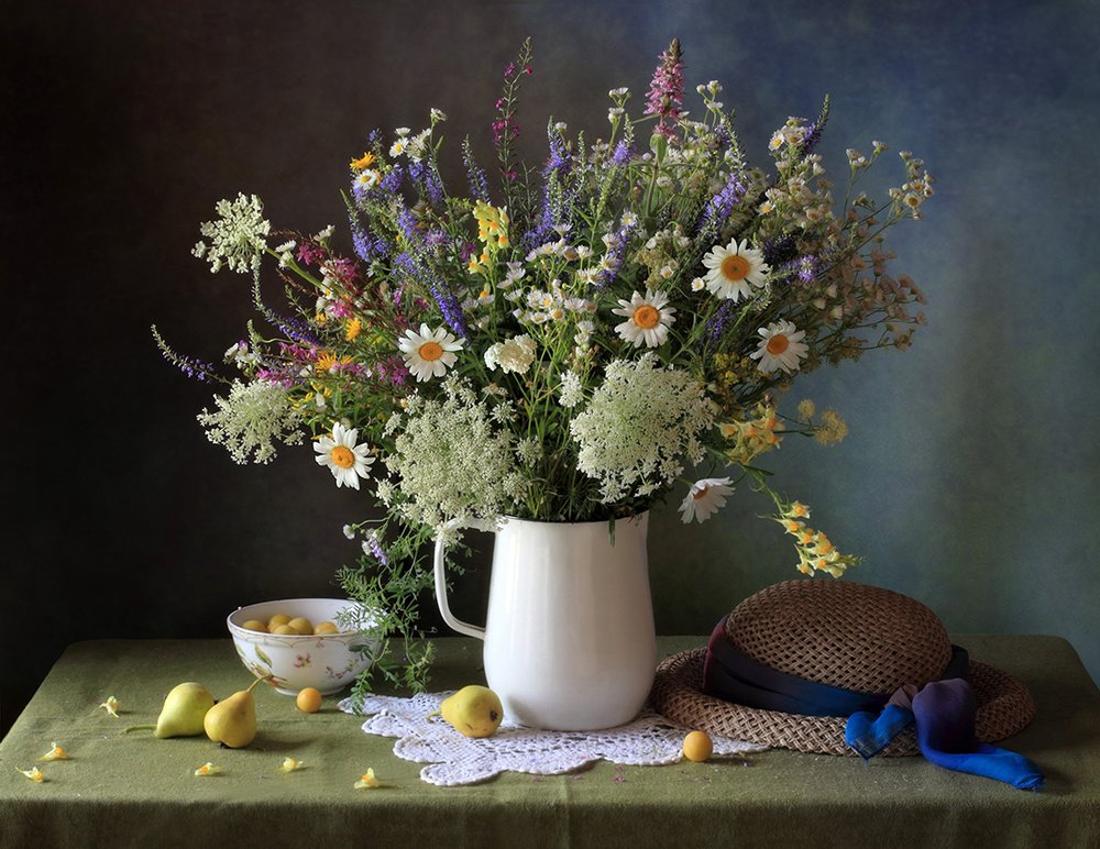 Rustic Wildflower Bouquet by Tatyana Skorokhod