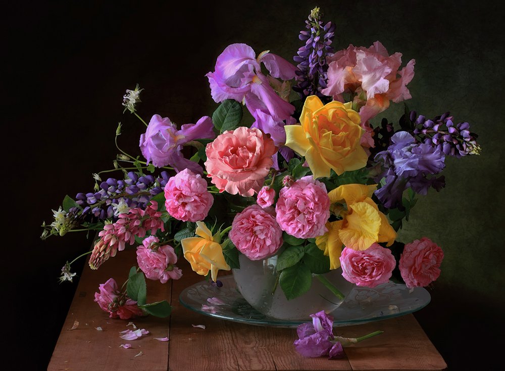 Vibrant Floral Still Life by Tatyana Skorokhod
