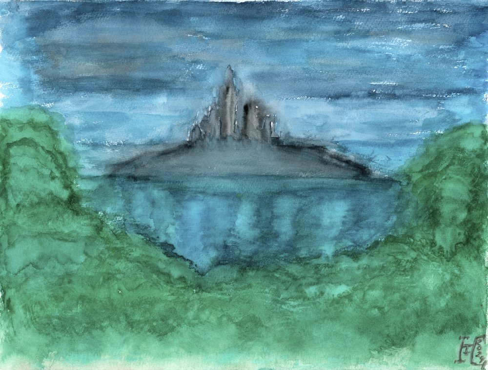 Dark Island Castle by Tim Hoinkis