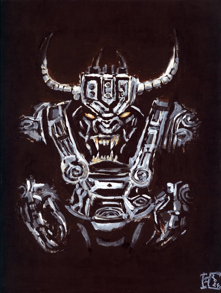 Menacing Robot Monster by Tim Hoinkis