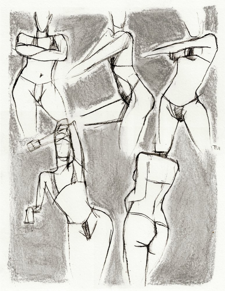 Dynamic Figure Studies by Tore Bahnson