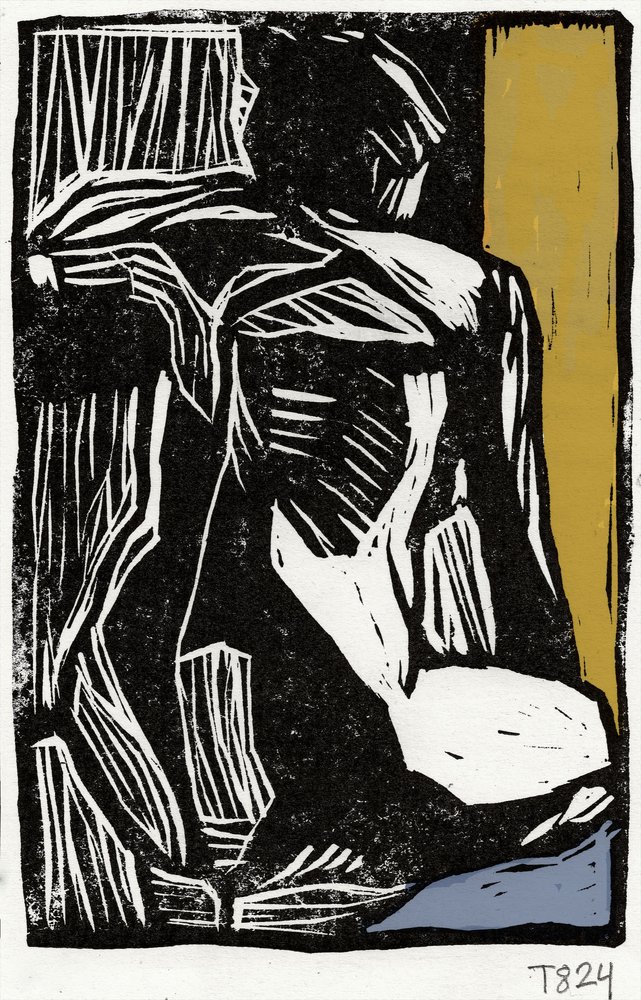 Expressive Abstract Figure by Tore Bahnson