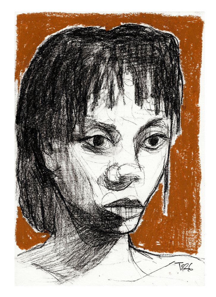 Expressive Female Portrait by Tore Bahnson