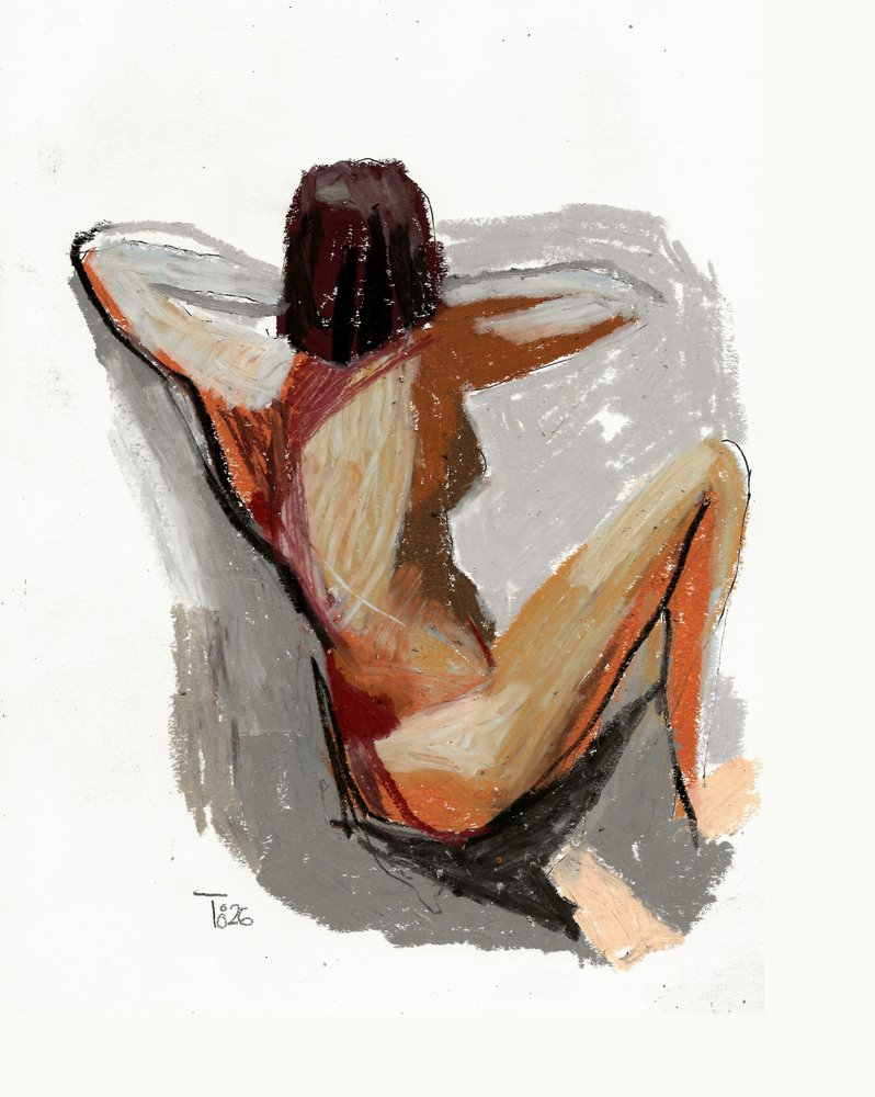 Relaxed Figure Study by Tore Bahnson