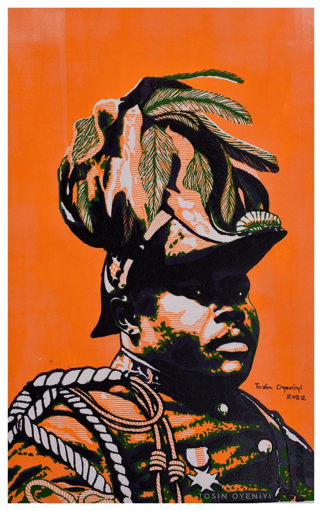 Distinguished Officer Portrait by Tosin Oyeniyi