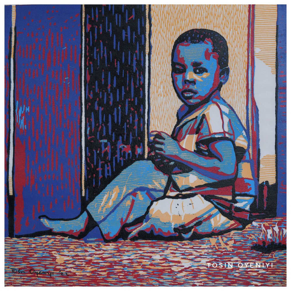 Thoughtful Young Boy by Tosin Oyeniyi